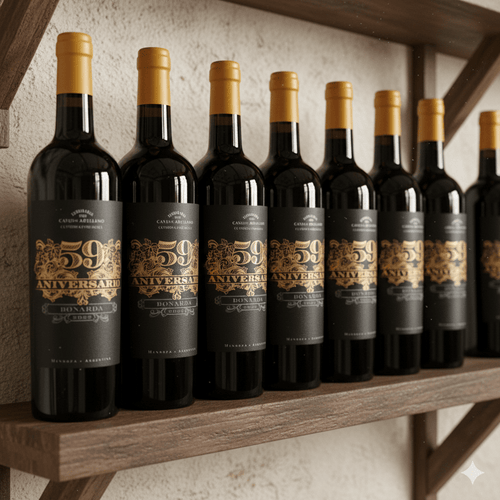 Vinho Arg. Tinto 59 aniversário Bonarda 2022 - Bodega Luxor