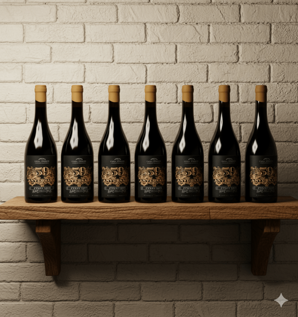 Vinho Arg. Tinto 59 aniversário Pinot Noir 2022 - Bodega Luxor