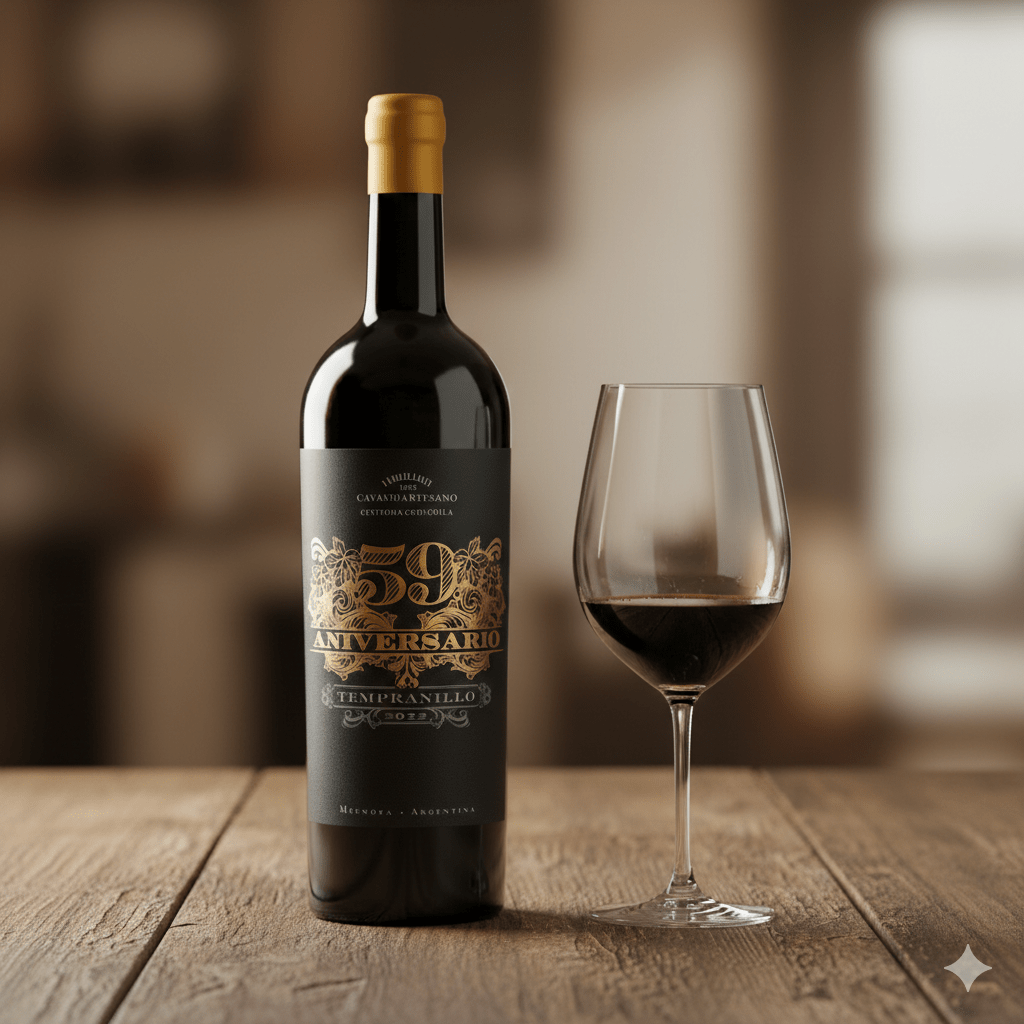 Vinho Arg. Tinto 59 aniversário Tempranillo 2022 - Bodega Luxor