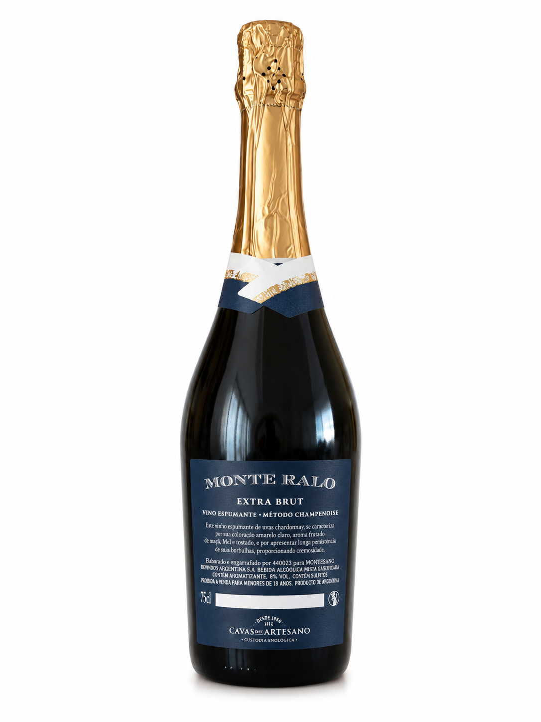 Espumante Arg. Monte Ralo Extra Brut