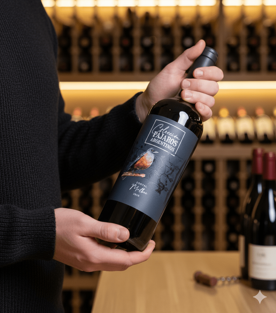 Vinho Arg. Tinto Colección Pájaros Malbec 22 - Bodega Luxor