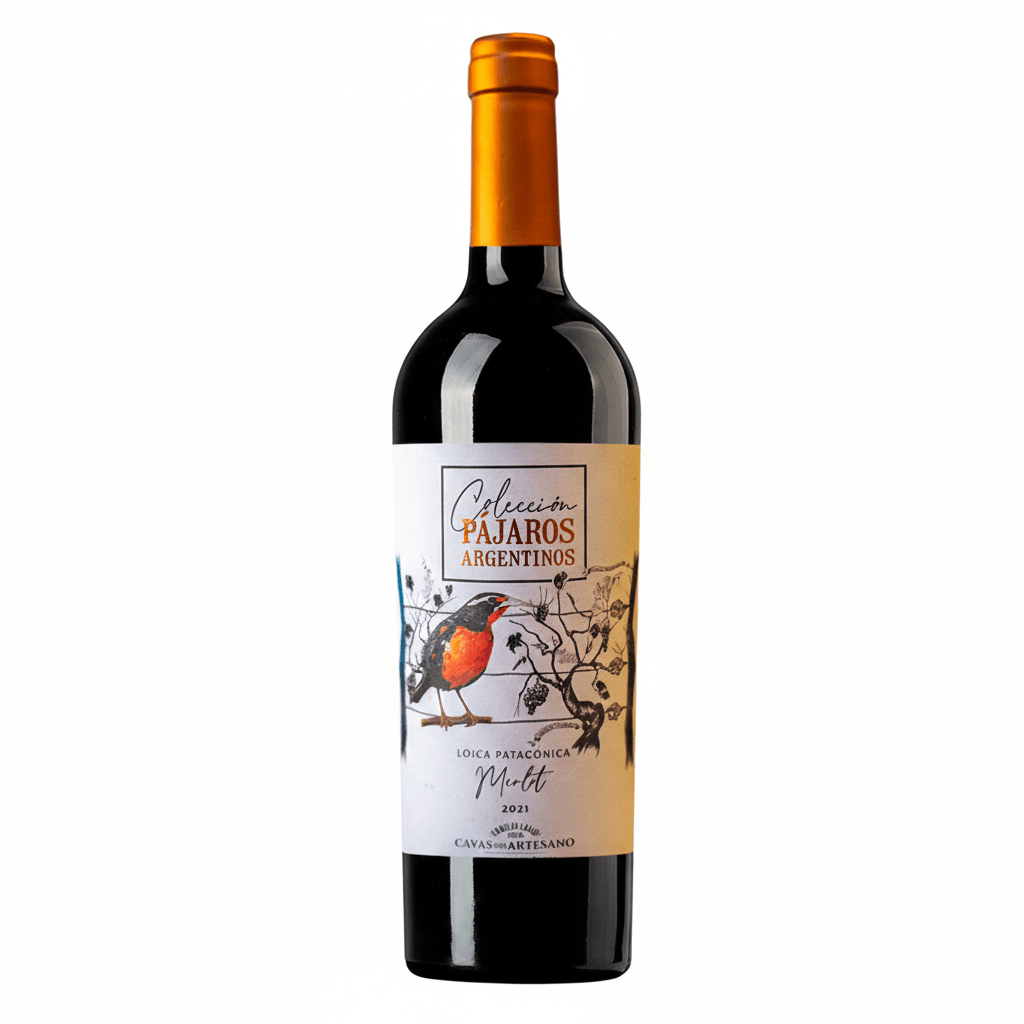 Vinho Arg. Tinto Colección Pájaros Merlot 22 - Bodega Luxor