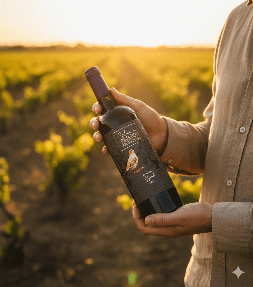 Vinho Arg. Tinto Colección Pájaros Syrah 23 - Bodega Luxor