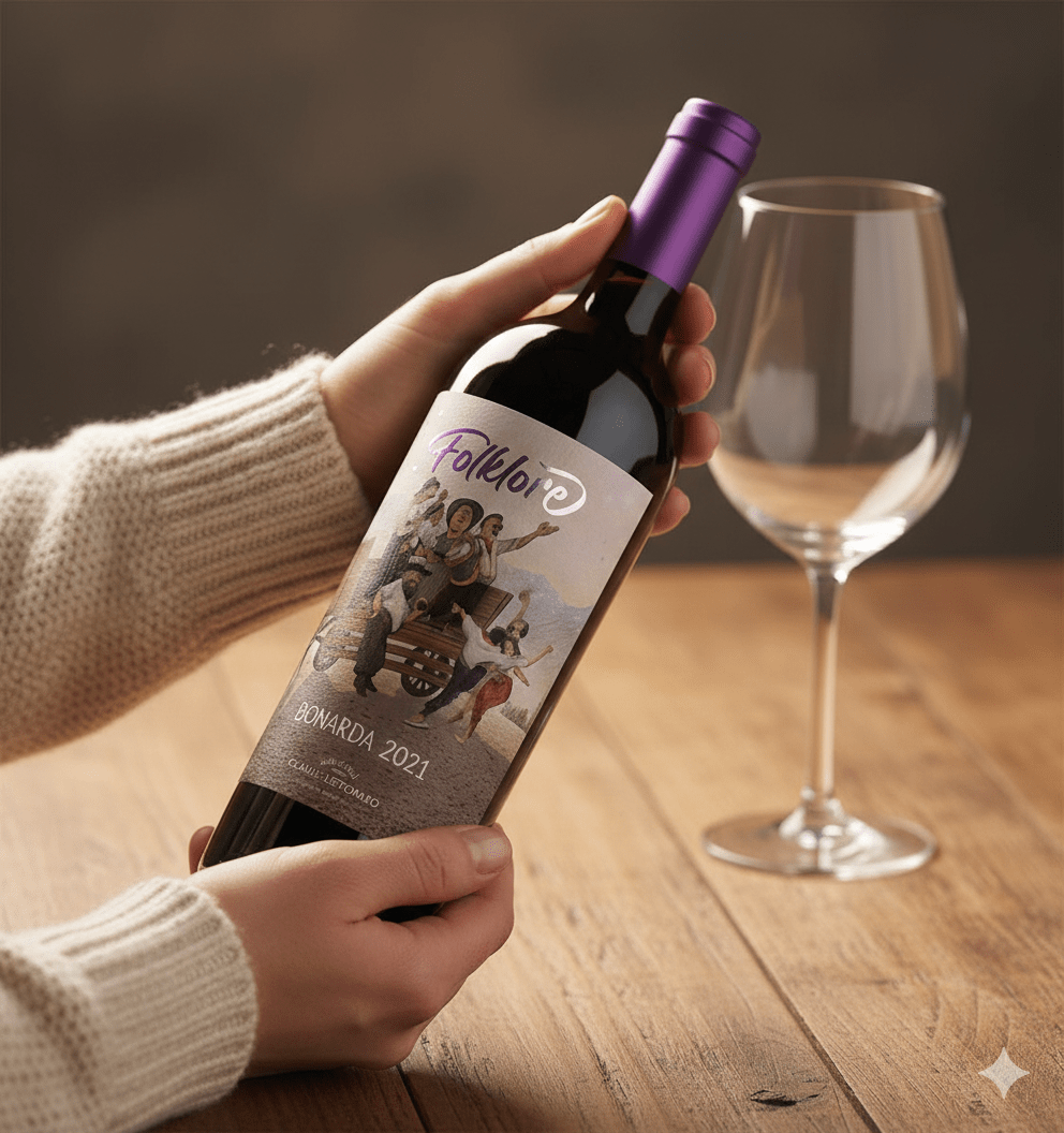 Vinho Arg. Tinto Folklore Bonarda 2024 - Bodega Luxor