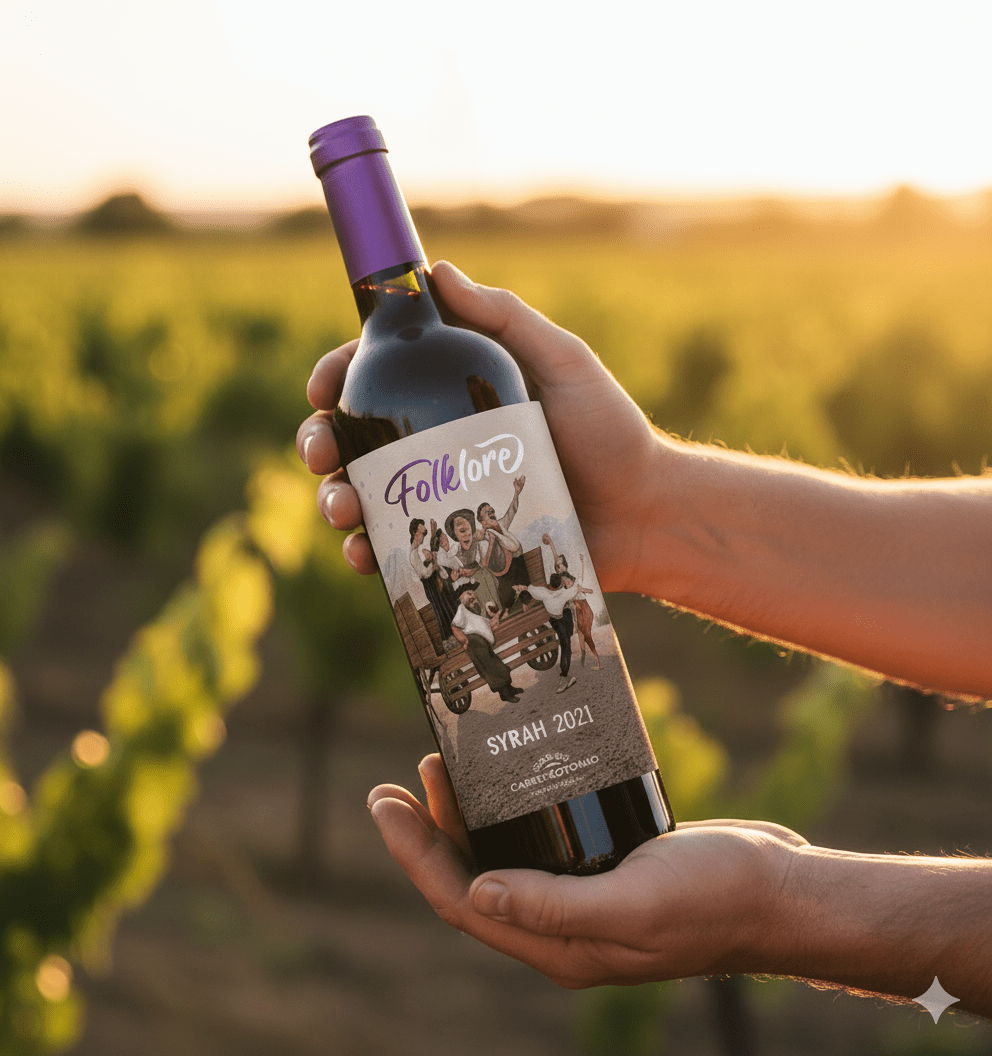 Vinho Arg. Tinto Folklore Syrah 2024 - Bodega Luxor