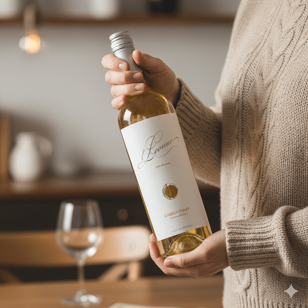 Vinho Arg. Branco Leonor Chardonnay Linea Exclusiva - Bodega Luxor