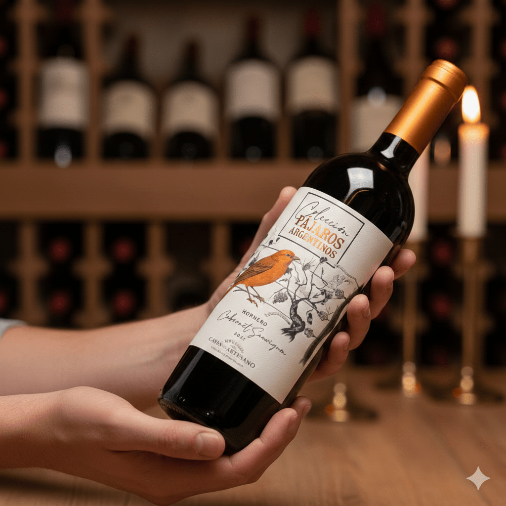 Vinho Arg. Tinto Colección Pájaros Cabernet Sauvignon 22 - Bodega Luxor