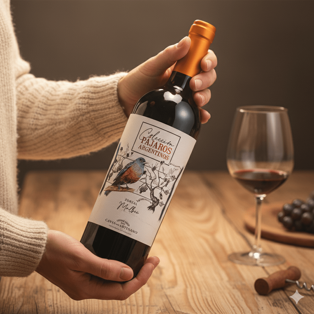 Vinho Arg. Tinto Colección Pájaros Malbec 22 - Bodega Luxor