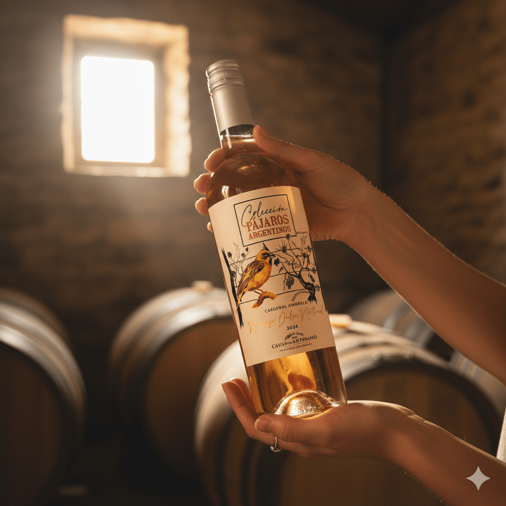 Vinho Arg. Laranja Colección Pájaros Naranjo Dulce Nat 24 - Bodega Luxor