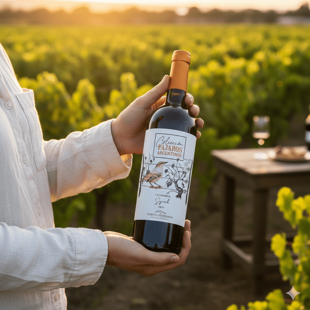 Vinho Arg. Tinto Colección Pájaros Syrah 23 - Bodega Luxor