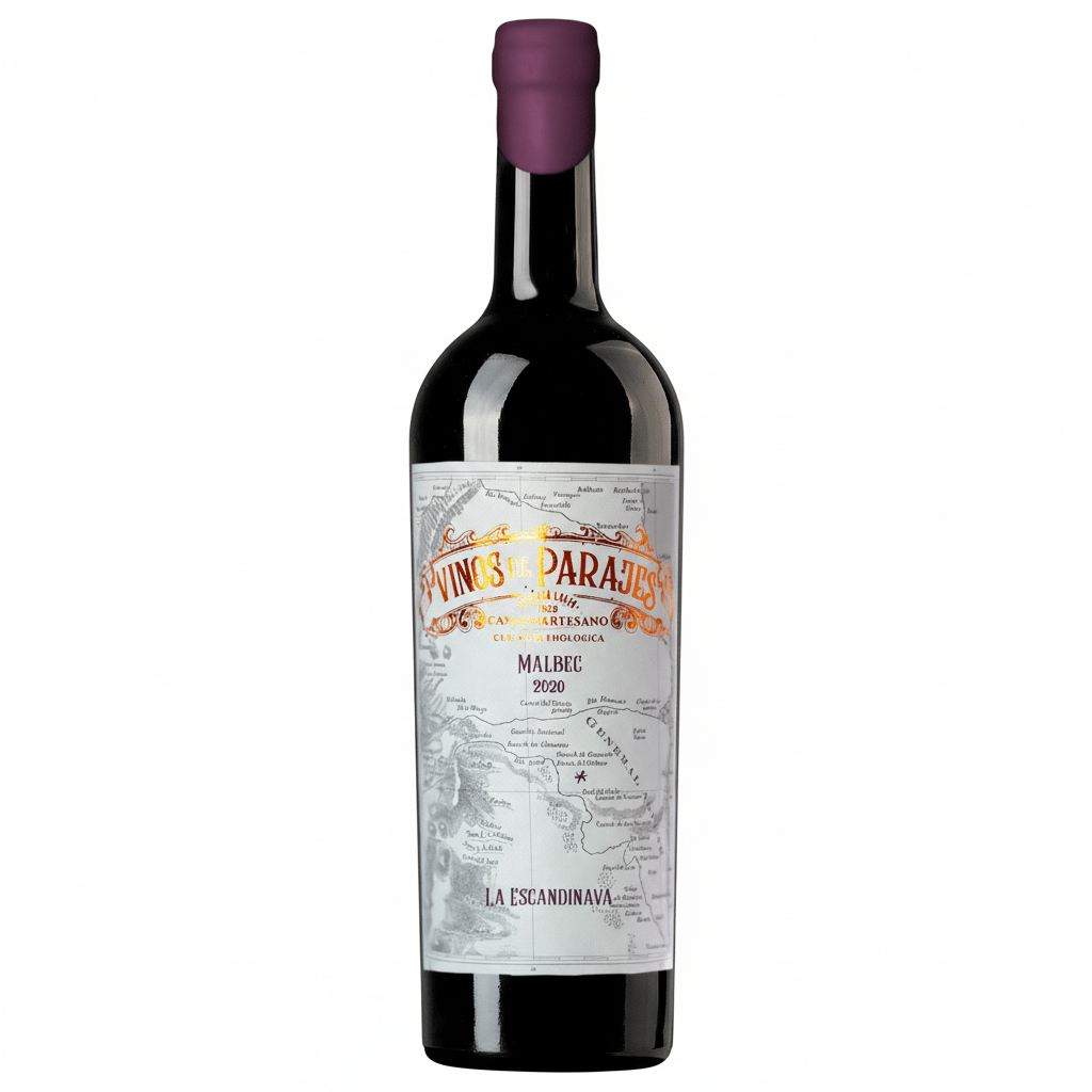 Vinho Argentino Tinto Vinos De Parajes Malbec 2020 - Bodega Luxor